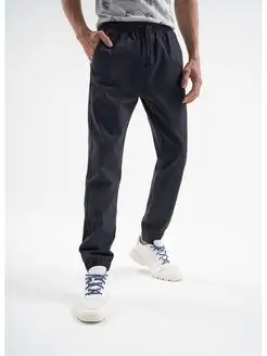 Скидка на Спортивные хлопковые брюки джоггеры на завязках с карманами