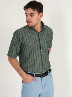 Скидка на Рубашка летняя с коротким рукавом хлопок