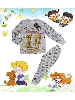 Скидка на Детская пижама для мальчика и девочки Собака