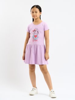 Скидка на Платье для девочки летнее детское с рисунком