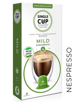 Скидка на Кофе в капсулах Mild, формата Nespresso 10 шт.