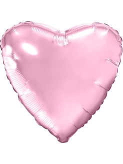 Скидка на Воздушный фольгированный шар сердце без рисунка - 45см