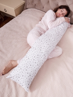 Скидка на Подушка - обнимашка Валик для беременных и удобного сна