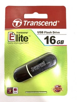 Отзыв на Transcend 16GB / USB Flash карта 16Gb черный / USB Флешка 16ГБ