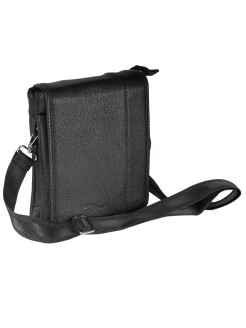 Распродажа Стильная мужская сумка от Paulo Valenti, произведенна в России, выполненна из искусственной кожи черного цвета