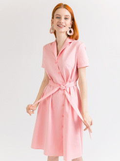 Распродажа Платье светло-розового цвета с запахом