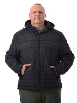 Скидка на Куртка зимняя мужская осенняя оверсайз демисезонная стеганая