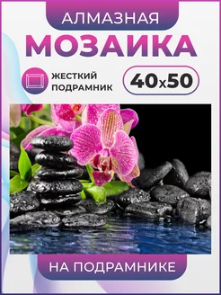 Скидка на Алмазная мозаика на подрамнике 40х50