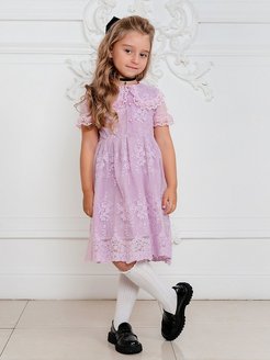 Скидка на Платье детское кружевное для девочки нарядное