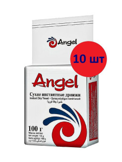 Скидка на Дрожжи сухие Angel (10 упаковок по 100 г.) для хлебопечения…