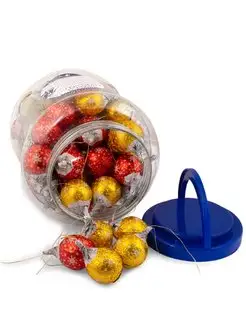 Скидка на Вкусные ёлочные украшения Набор шариков 55 шт