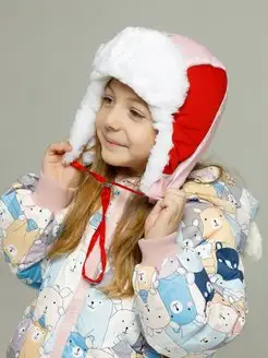 Скидка на Шапка ушанка детская зима,теплые уши для мальчика девочки