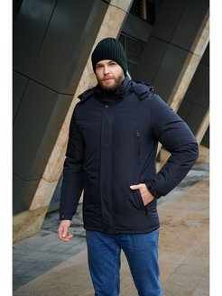 Скидка на Куртка зимняя мужская стеганая с капюшоном