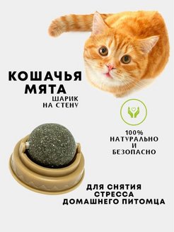 Скидка на Мятный шарик для кошек