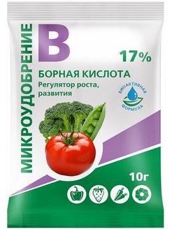 Скидка на Микроудобрение Борная кислота, 10 г