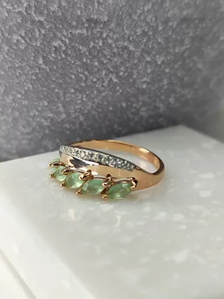 Скидка на Ювелирное кольцо серебро 925 585 с лунным камнем