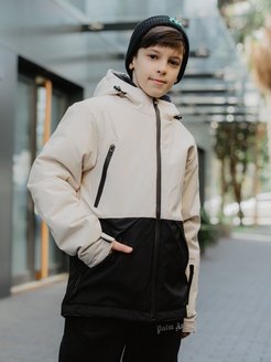Скидка на Куртка для мальчика осень утепленная с капюшоном