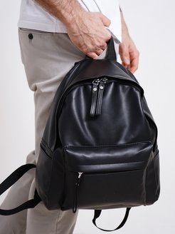 Скидка на Кожаный рюкзак мужской для ноутбука городской