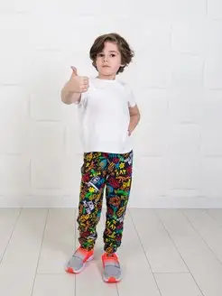 Скидка на Брюки для мальчика и девочки трикотажные штаны