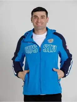 Скидка на Ветровка мужская Russia спортивная Демисезон большие размеры