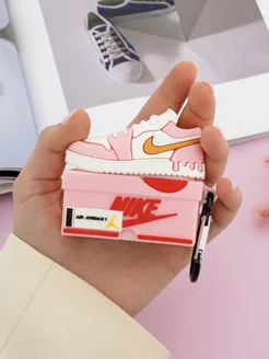 Скидка на Чехол для наушников AirPods 1 2 Кроссовки Найк Nike Jordan