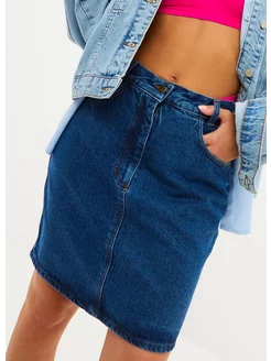 Скидка на юбка джинсовая мини короткая