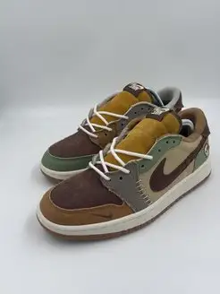 Скидка на Кроссовки Nike Air Jordan 1 Low Voodoo Zion