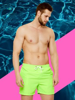 Скидка на Плавки мужские шорты для купания для бассейна