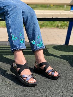 Скидка на Босоножки туфли летние женские cандалии на платформе