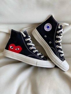 Скидка на КЕДЫ ХАЙТОПЫ КОНВЕРСЫ CONVERSE конверс с сердцем