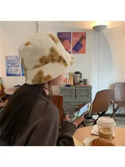 Скидка на Панама пушистая из искусственного меха
