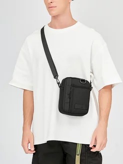 Скидка на сумка мужская через плечо тканевая y2k