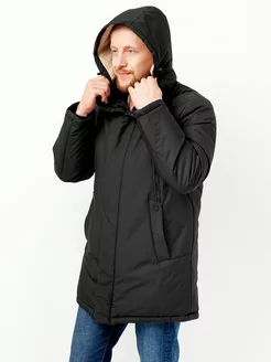 Скидка на Пуховик мужской зимний демисезонный с капюшоном куртка