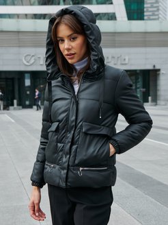 Скидка на Куртка женская утепленная с капюшоном зимняя