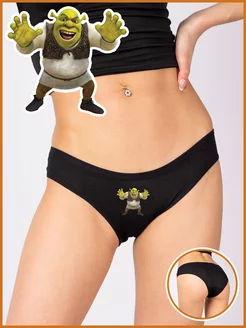 Скидка на Трусы слипы с принтом Шрек Shrek