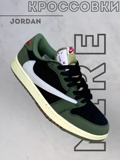 Скидка на Kроссовки Jordan 1 OG Low SP Travis Scott