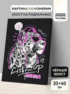 Скидка на Картина по номерам на холсте 30х40