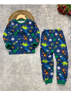 Скидка на Детская пижама для мальчика с динозаврами