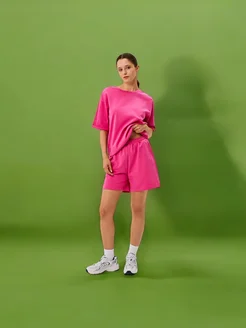 Скидка на Комплект женский домашний футболка и шорты