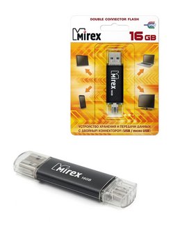 Скидка на Flash-накопитель переходник USB-Micro USB, 16 ГБ