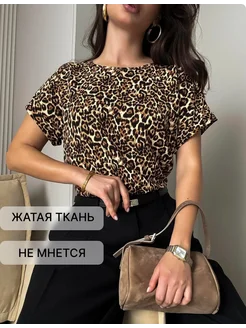 Скидка на Блузка офисная с коротким рукавом Элиза