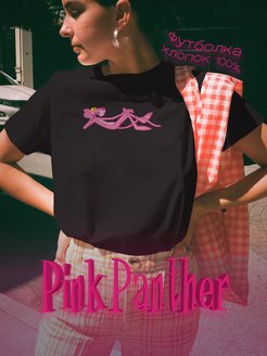 Скидка на Футболка с принтом Розовая Пантера Pink Panther
