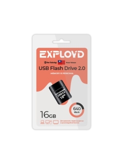 Скидка на Флеш-накопитель USB Exployd 640 16 ГБ
