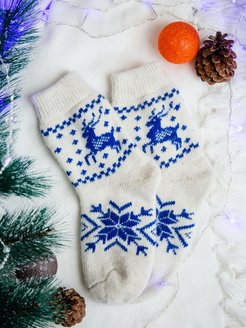 Отзыв на Шерстяные вязанные носки тёплые 