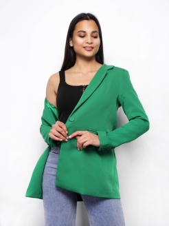 Скидка на Пиджак женский классический Черный пиджак,зеленый,яркий Женс…