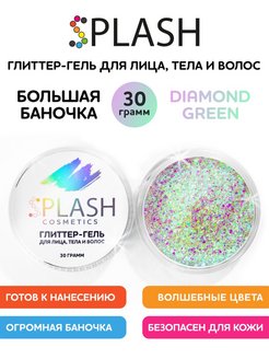 Отзыв на Глиттер-гель блестки DIAMOND GREEN