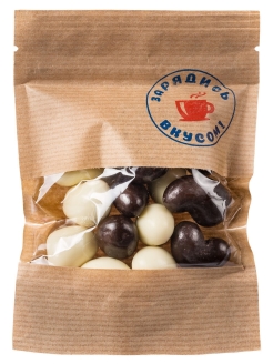 Отзыв на Кешью в белой/темной шоколадной глазури "Ассорти" 80 г