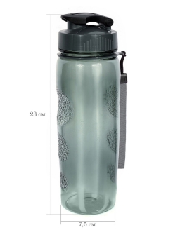 Отзыв на Бутылка для воды спортивная "Termico" 0.6 л серая