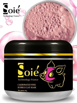 Отзыв на Нежно-розовая очищающая пузырьковая маска Carbonated Pink Bubble Clay Mask, Technology France