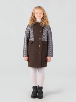 Распродажа Комбинированное пальто
Стильное пальто для девочки модель оверсайз